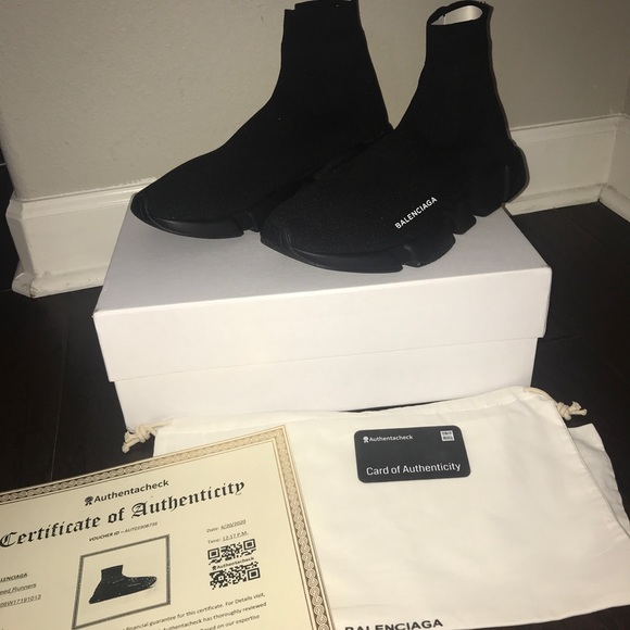Balenciaga Speed Runners Sock Sneakers - Picture 1 of 6